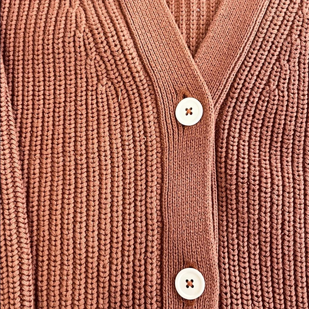 Tradlands Shelter Cardigan - Burnt Sienna - Picture 2 of 4